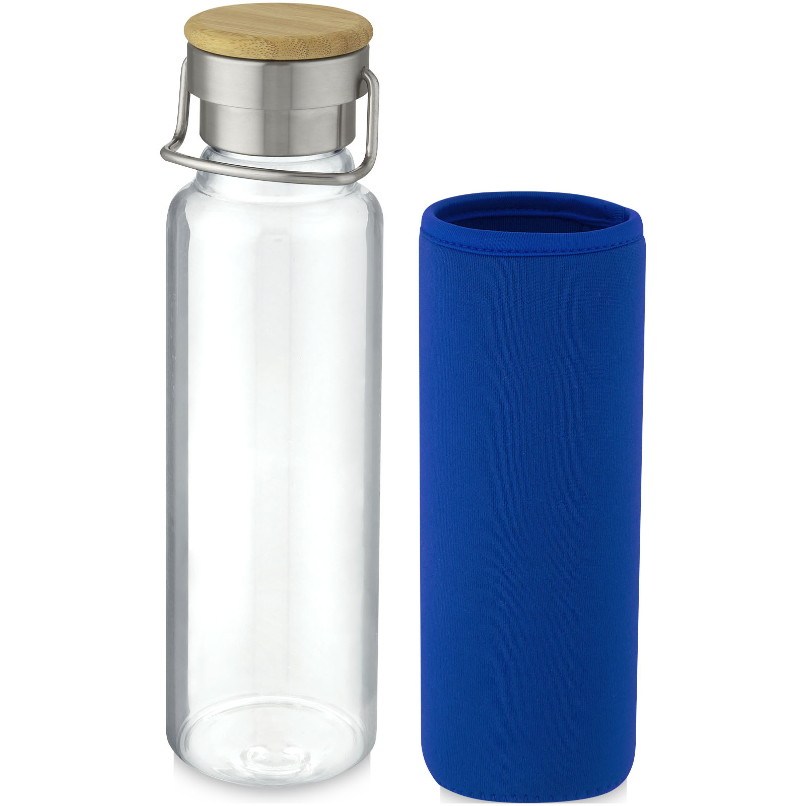 Advertising Water bottles - Thor 660 ml glass bottle with neoprene sleeve - 3