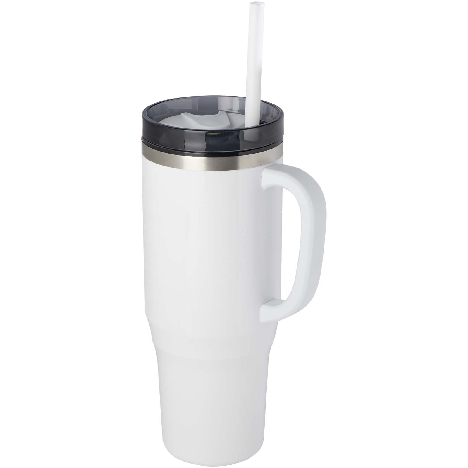 Mugs pour voyager - Mug isotherme Melbourne 1200 ml certifié RCS avec paille