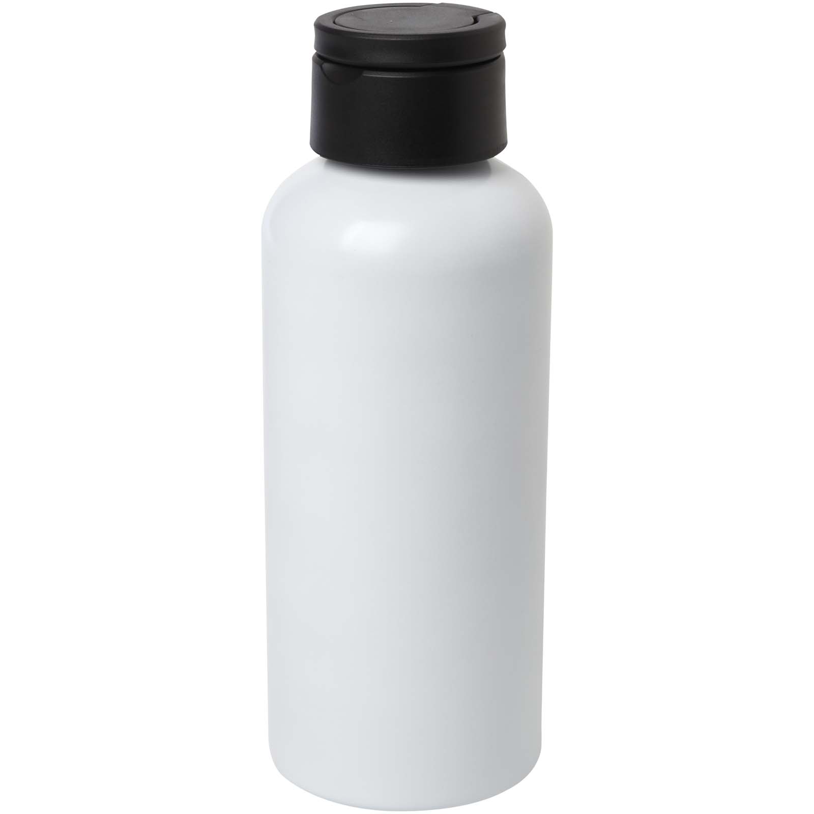 Advertising Water bottles - Trinity 600 ml RCS certified recycled aluminium water bottle with RPET lid - 0