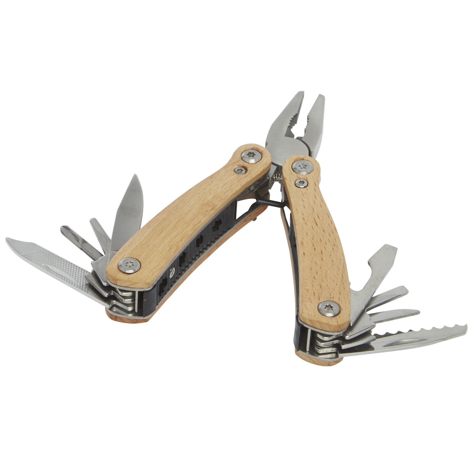 Advertising Multitools - Anderson 12-function medium wooden multi-tool