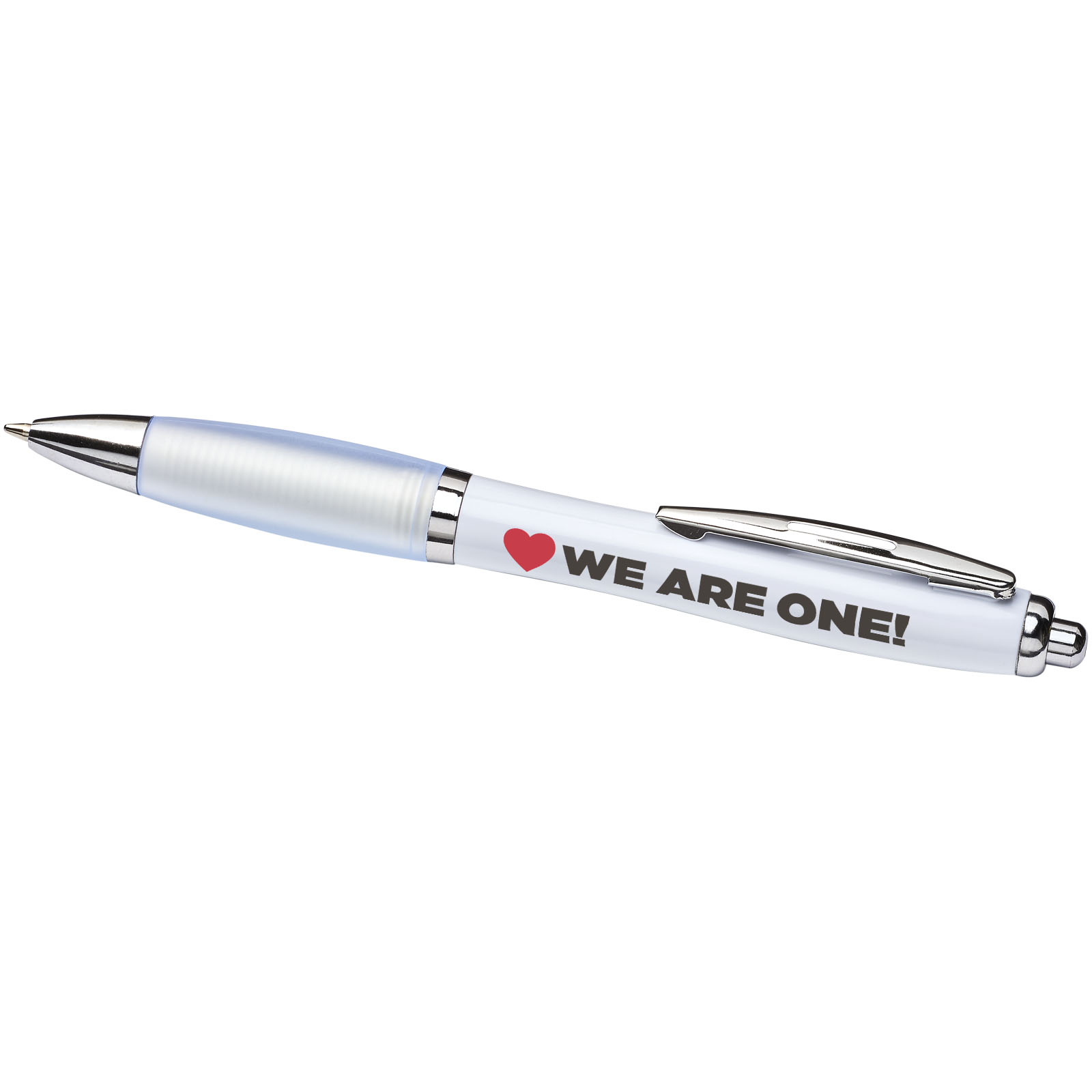 Advertising Ballpoint Pens - Nash ballpoint pen with coloured barrel and grip (black ink) - 2