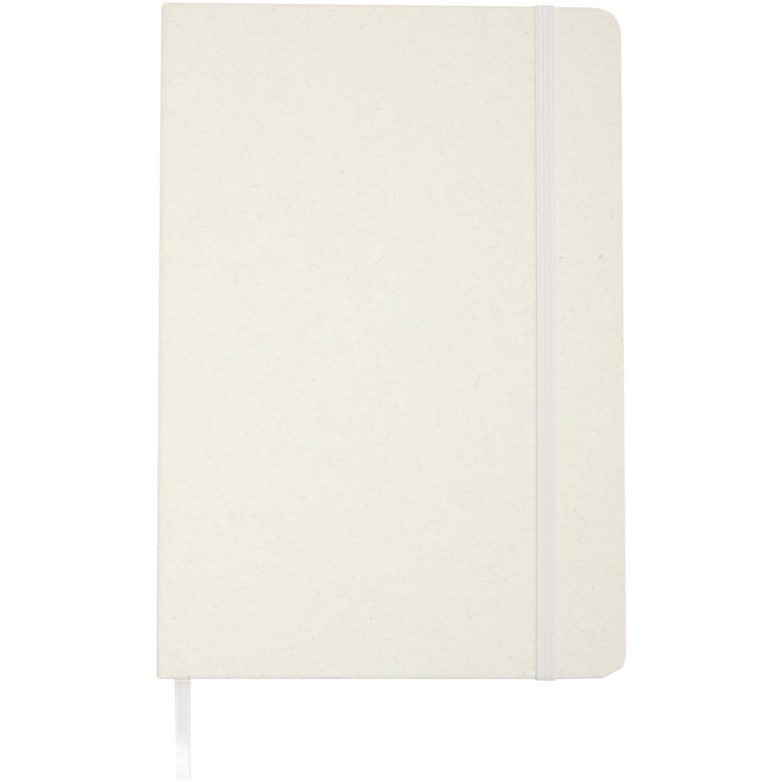 Advertising Hard cover notebooks - Bass A5 recycled hard cover notebook with lined pages - 1