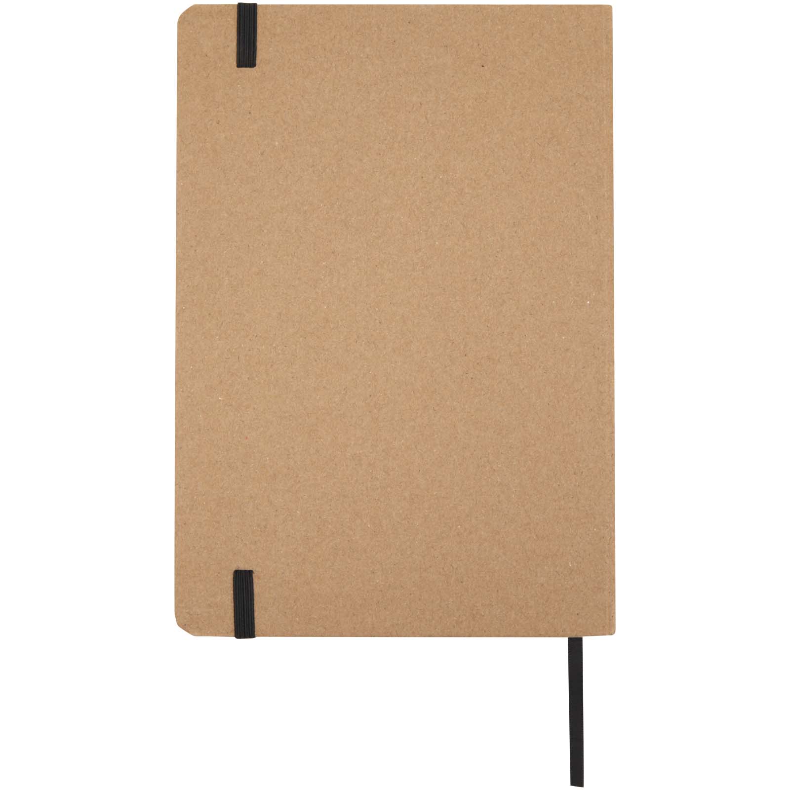 Advertising Hard cover notebooks - Holm A5 stone paper hard cover notebook with lined pages - 2