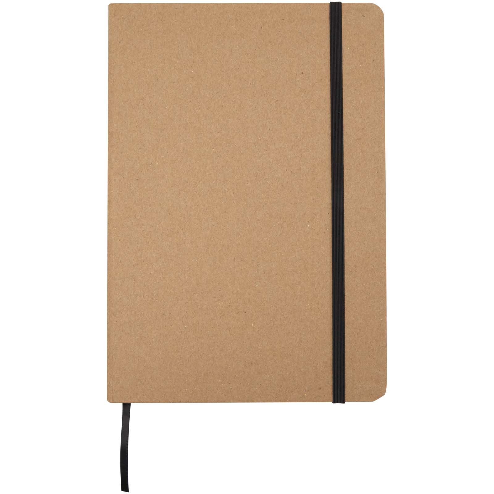 Advertising Hard cover notebooks - Holm A5 stone paper hard cover notebook with lined pages - 1