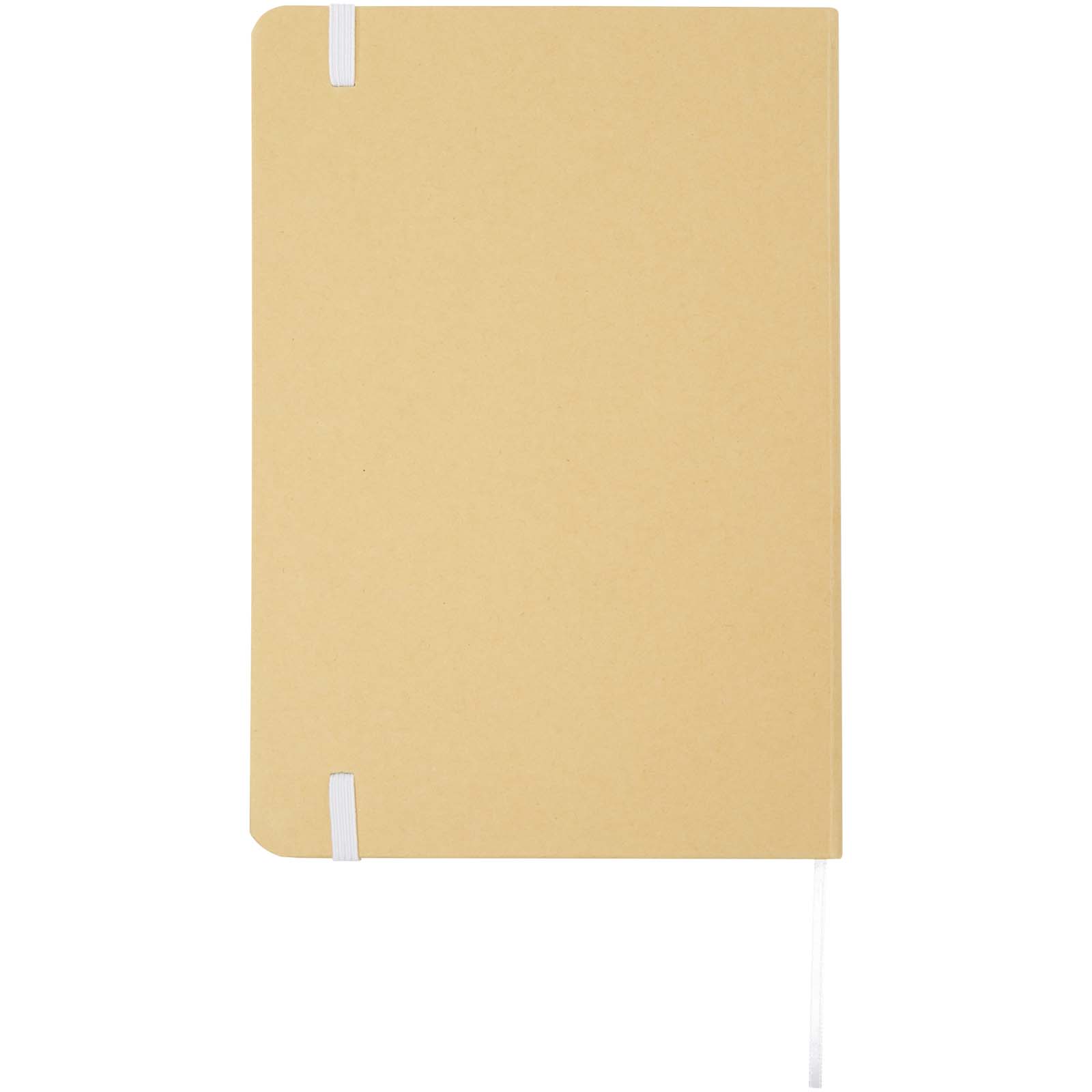 Advertising Hard cover notebooks - Nelida A5 recycled cardboard hard cover notebook - 2