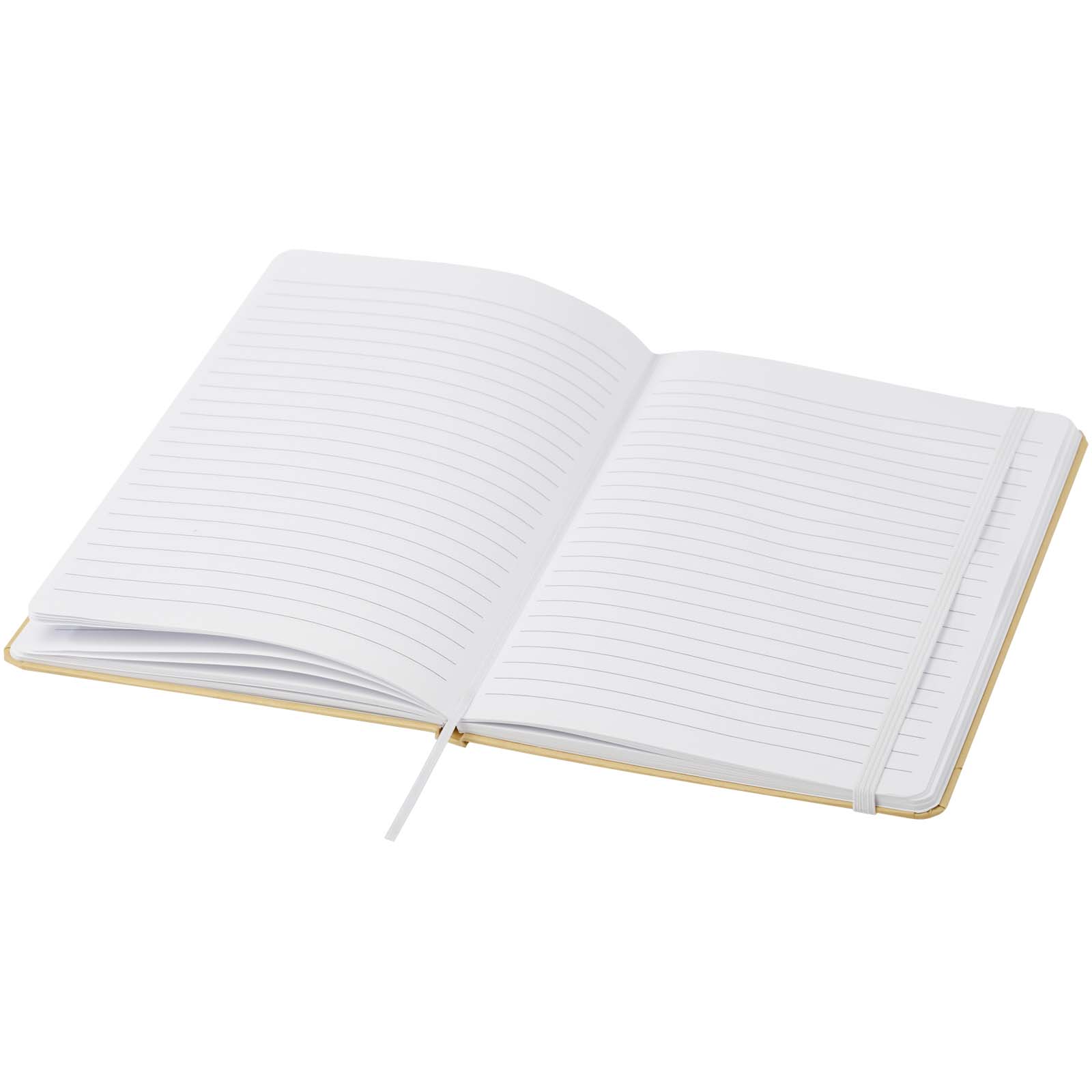 Advertising Hard cover notebooks - Nelida A5 recycled cardboard hard cover notebook - 3