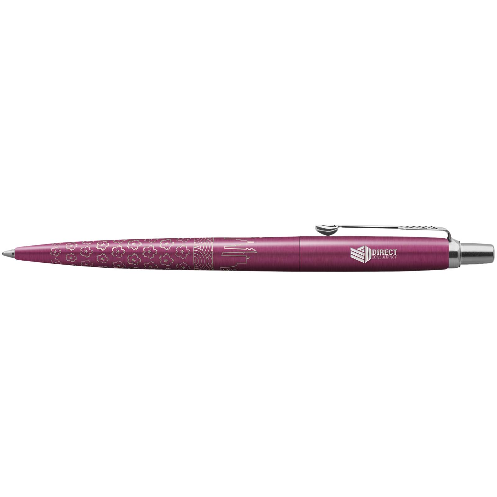 Stylos-bille publicitaires - Stylo bille Parker Jotter SE Global Icons (encre bleue) - 4