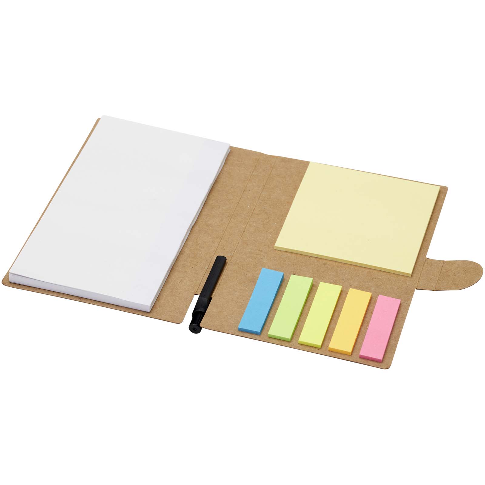 Sticky Notes - Swift sticky notes booklet with ballpoint pen (black ink)