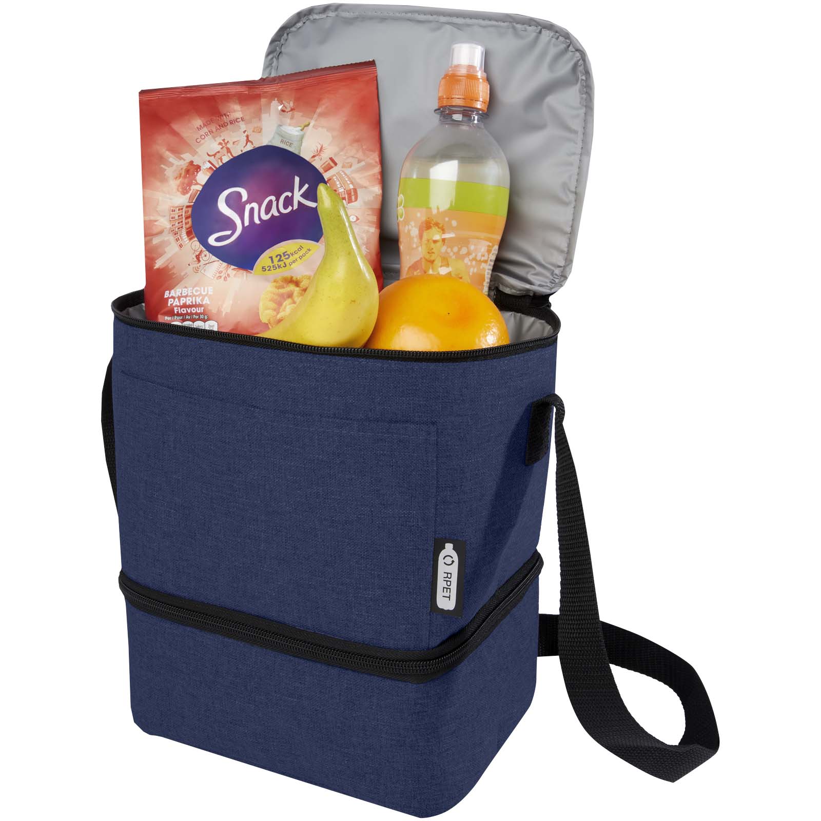 Advertising Cooler bags - Tundra 9-can GRS RPET lunch cooler bag 9L - 3