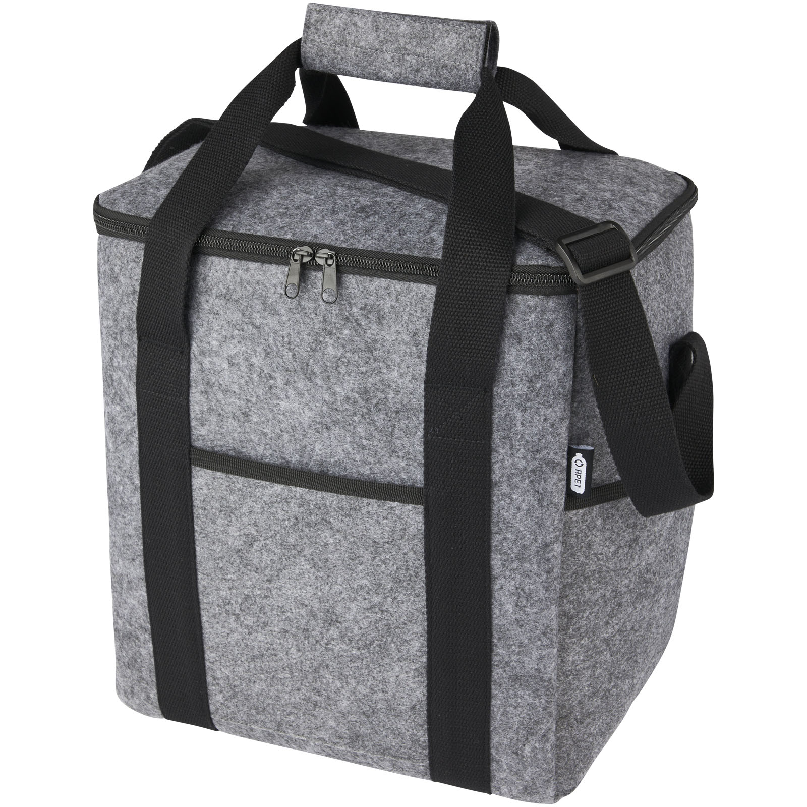 Advertising Cooler bags - Felta GRS recycled felt bottle cooler bag 21L