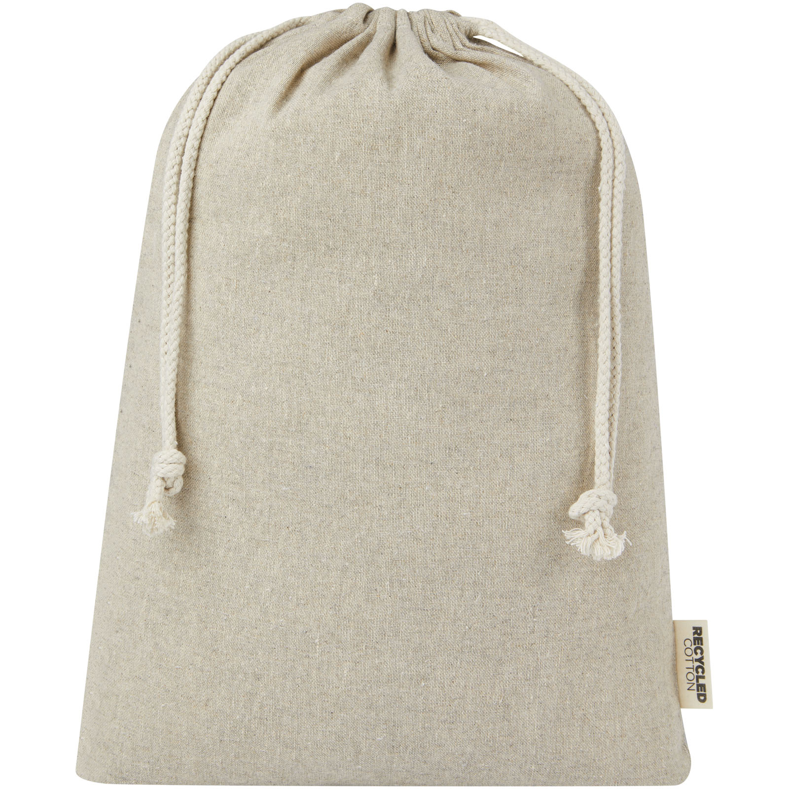 Sacs en coton publicitaires - Grand sac cadeau Pheebs en coton recyclé GRS 150 g/m² de 4 L - 1