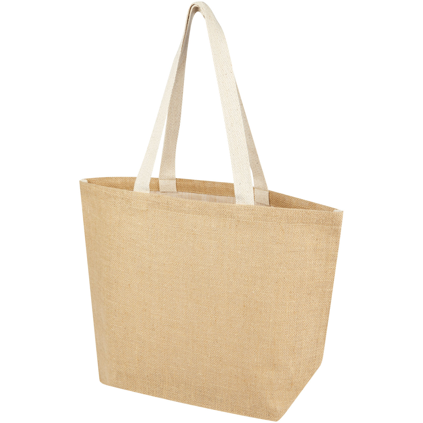 Sacs de shopping publicitaires - Sac shopping Juta de 12 L en jute 300 g/m²