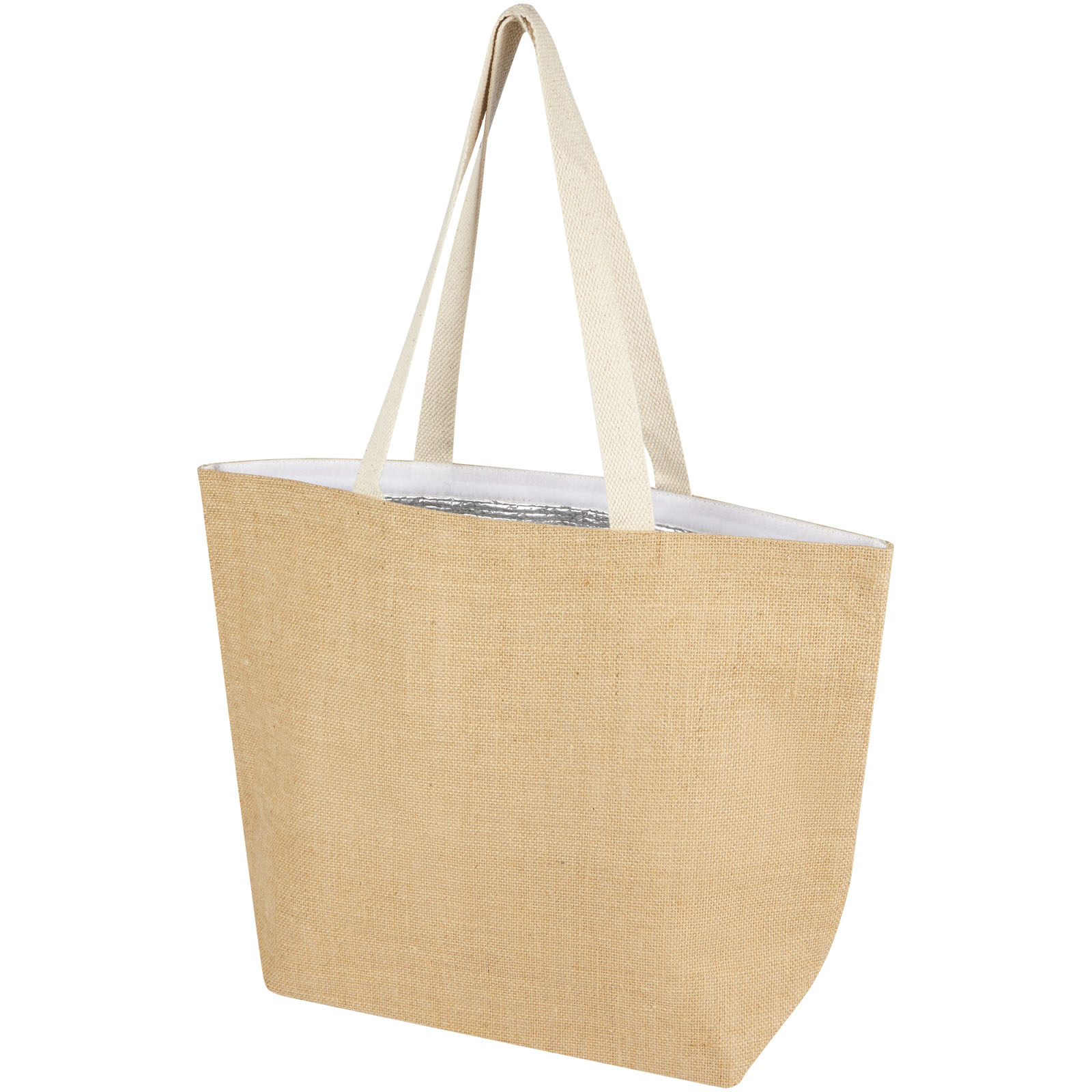 Advertising Cooler bags - Juta 300 g/m² jute cooler tote bag 12L