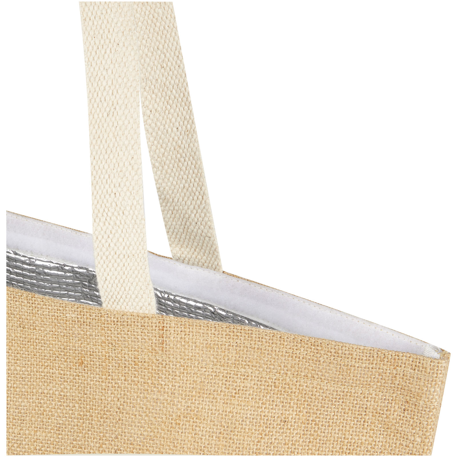 Advertising Cooler bags - Juta 300 g/m² jute cooler tote bag 12L - 3