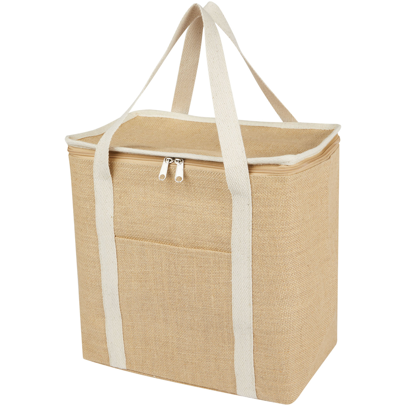 Sacs isothermes publicitaires - Sac isotherme Juta de 19 L en jute 300 g/m²