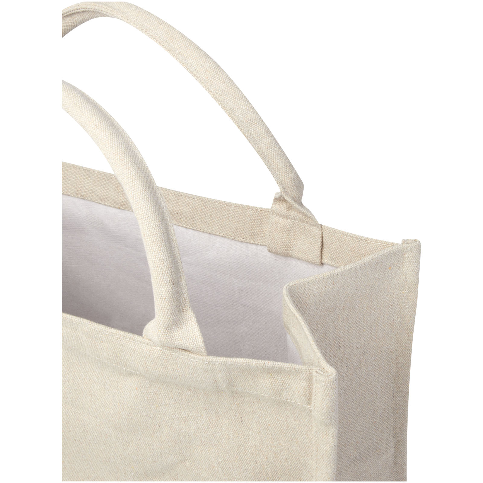 Sacs de shopping publicitaires - Sac shopping Page recyclé 500 g/m² pour livre Aware™ - 3