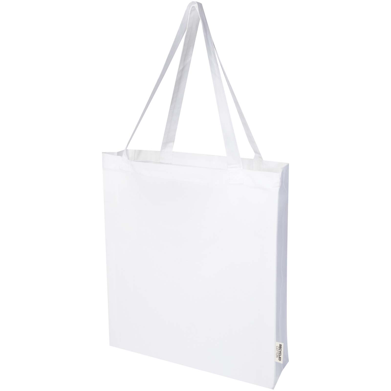 Advertising Shopping & Tote Bags - Madras 140 g/m² GRS recycled cotton gusset tote bag - 0