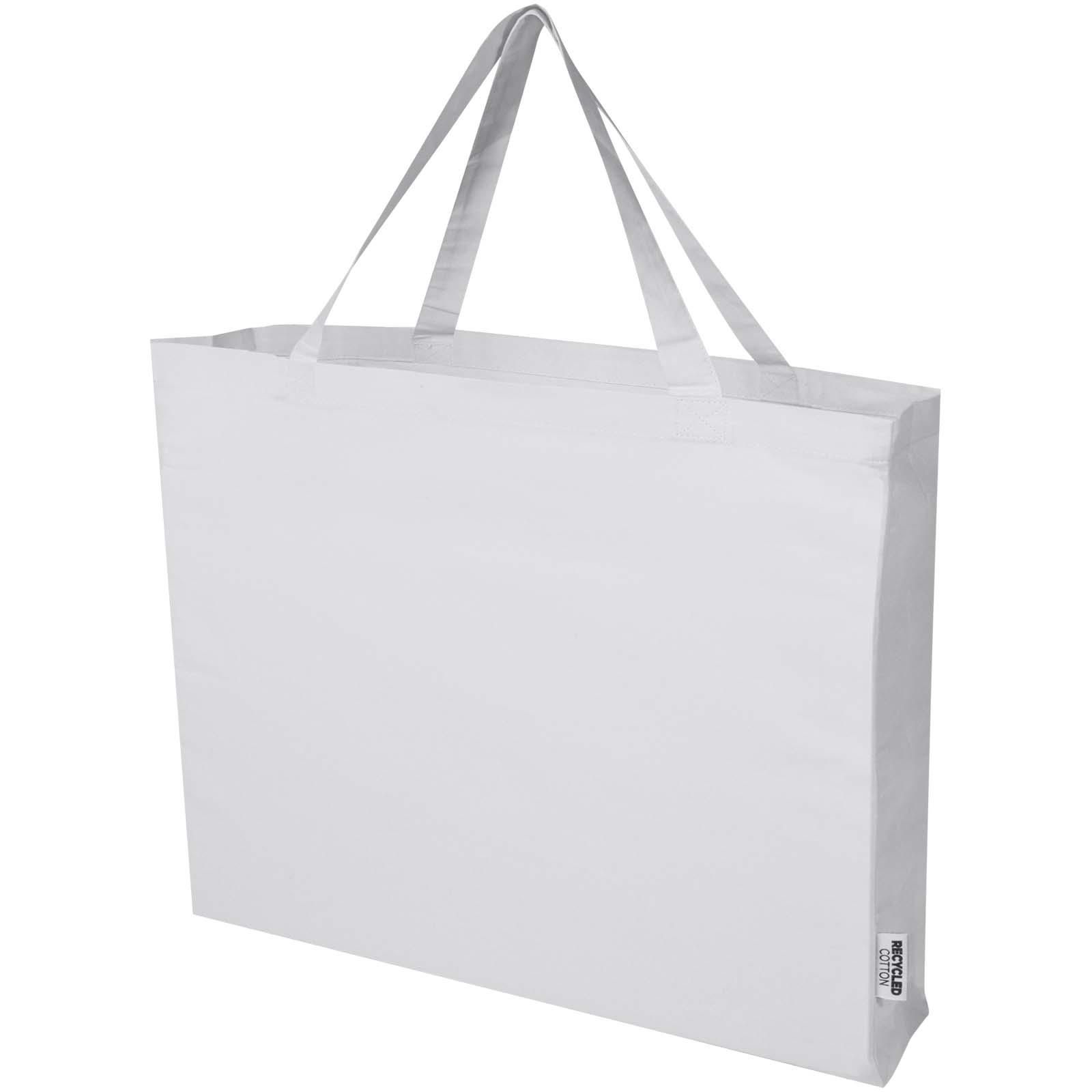 Advertising Shopping & Tote Bags - Odessa 220 g/m² GRS recycled cotton large tote bag - 0