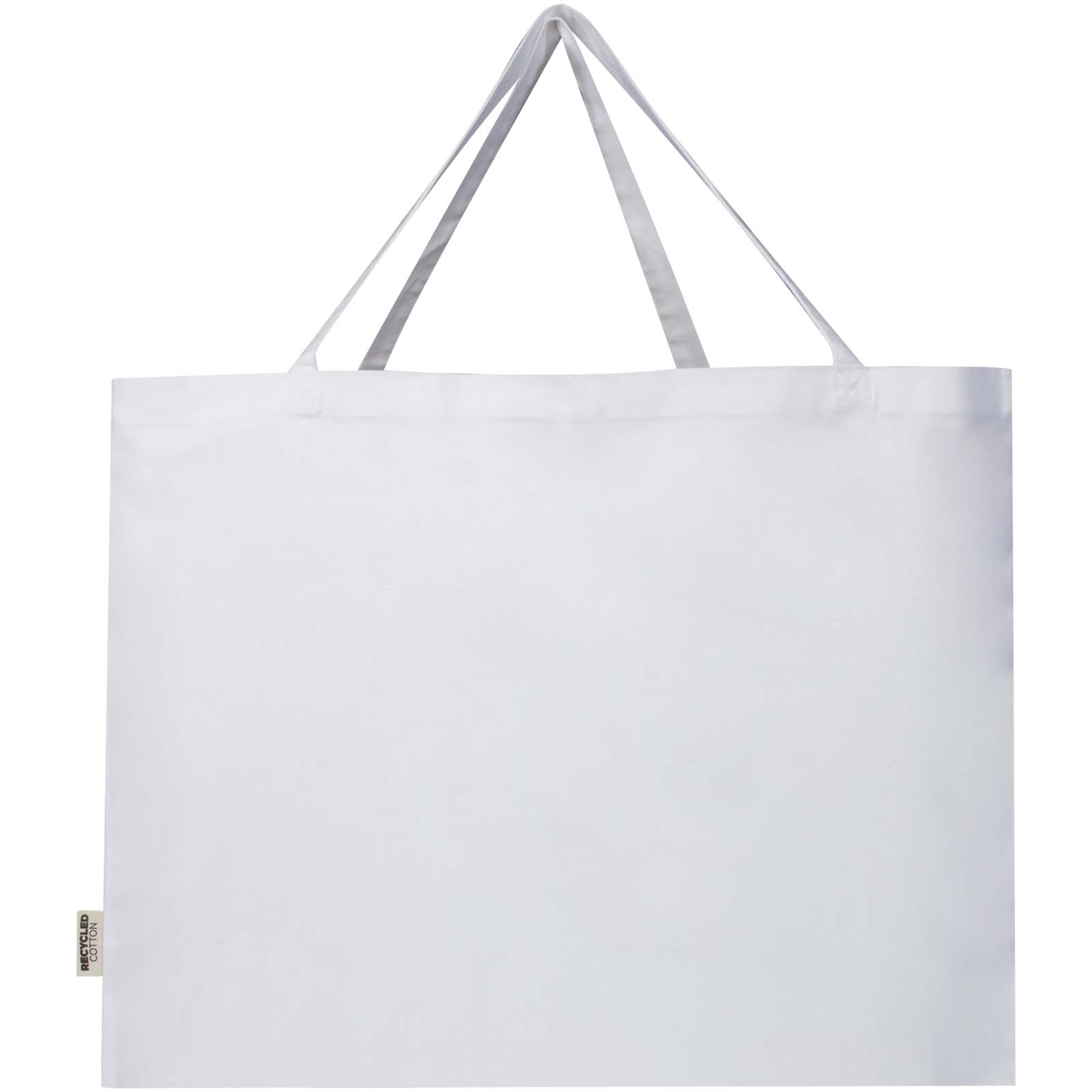 Sacs de shopping publicitaires - Grand sac shopping Odessa en coton recyclé 220 g/m² certifié GRS - 2