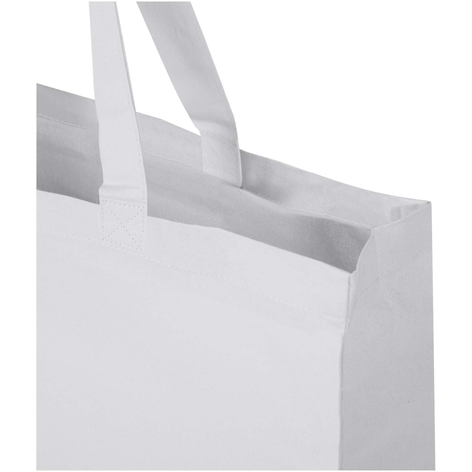 Sacs de shopping publicitaires - Grand sac shopping Odessa en coton recyclé 220 g/m² certifié GRS - 3