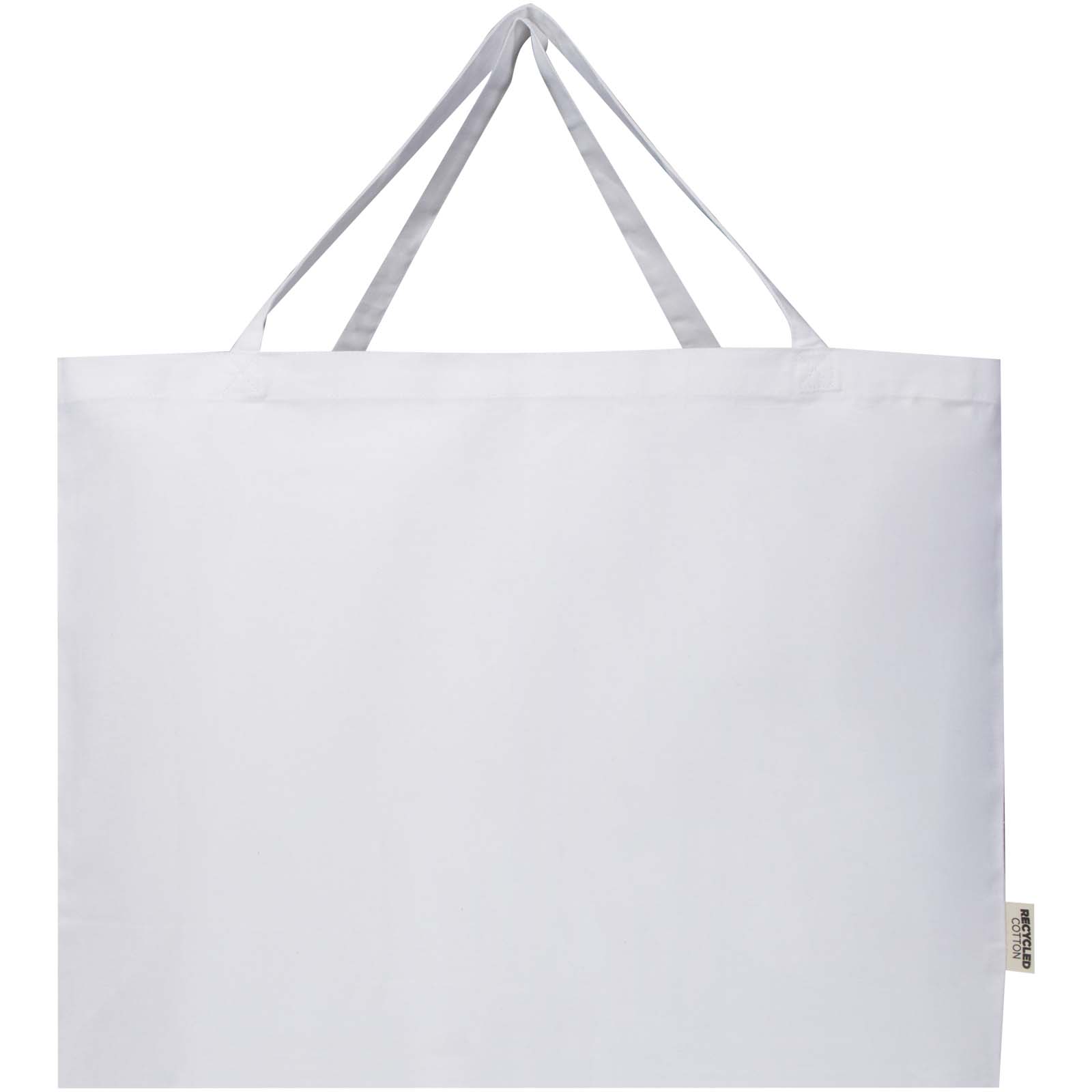 Sacs de shopping publicitaires - Grand sac shopping Odessa en coton recyclé 220 g/m² certifié GRS - 1