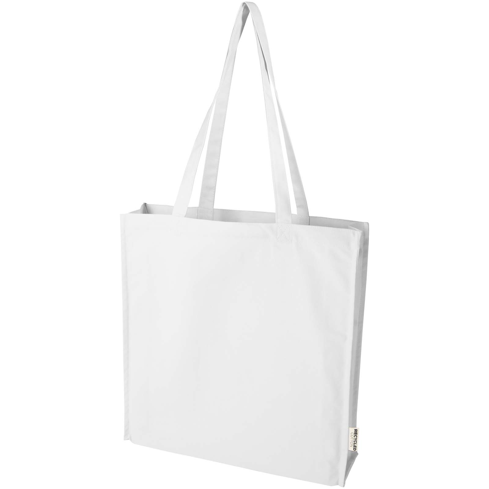 Sacs de shopping publicitaires - Sac shopping à soufflets Florida certifié GRS 270 g/m² 14L - 0