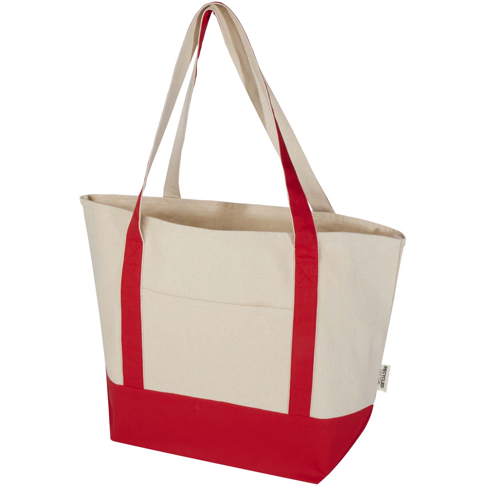 Sacs de shopping publicitaires - Sac shopping Sam en coton recyclé GRS 320 g/m²