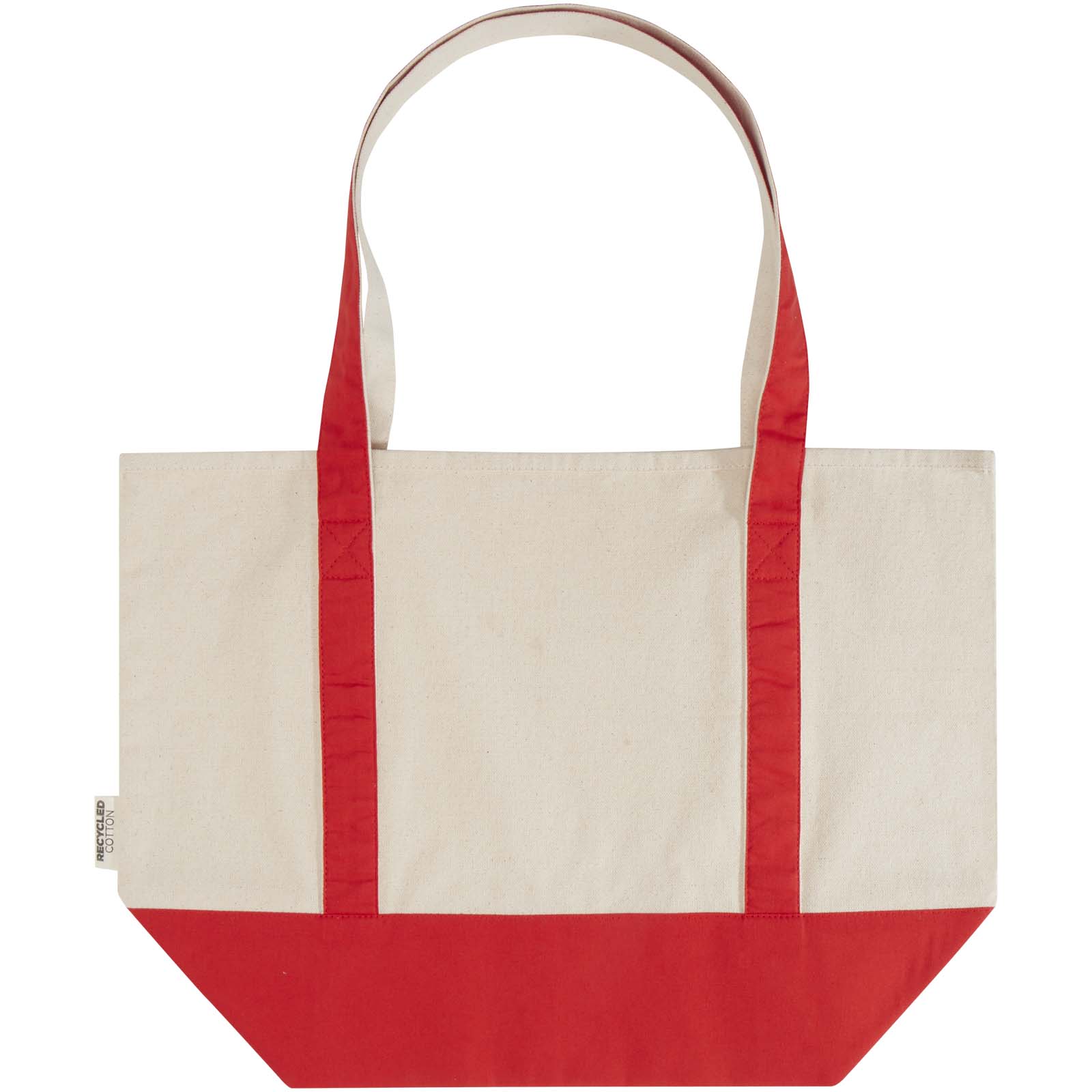 Sacs de shopping publicitaires - Sac shopping Sam en coton recyclé GRS 320 g/m² - 2