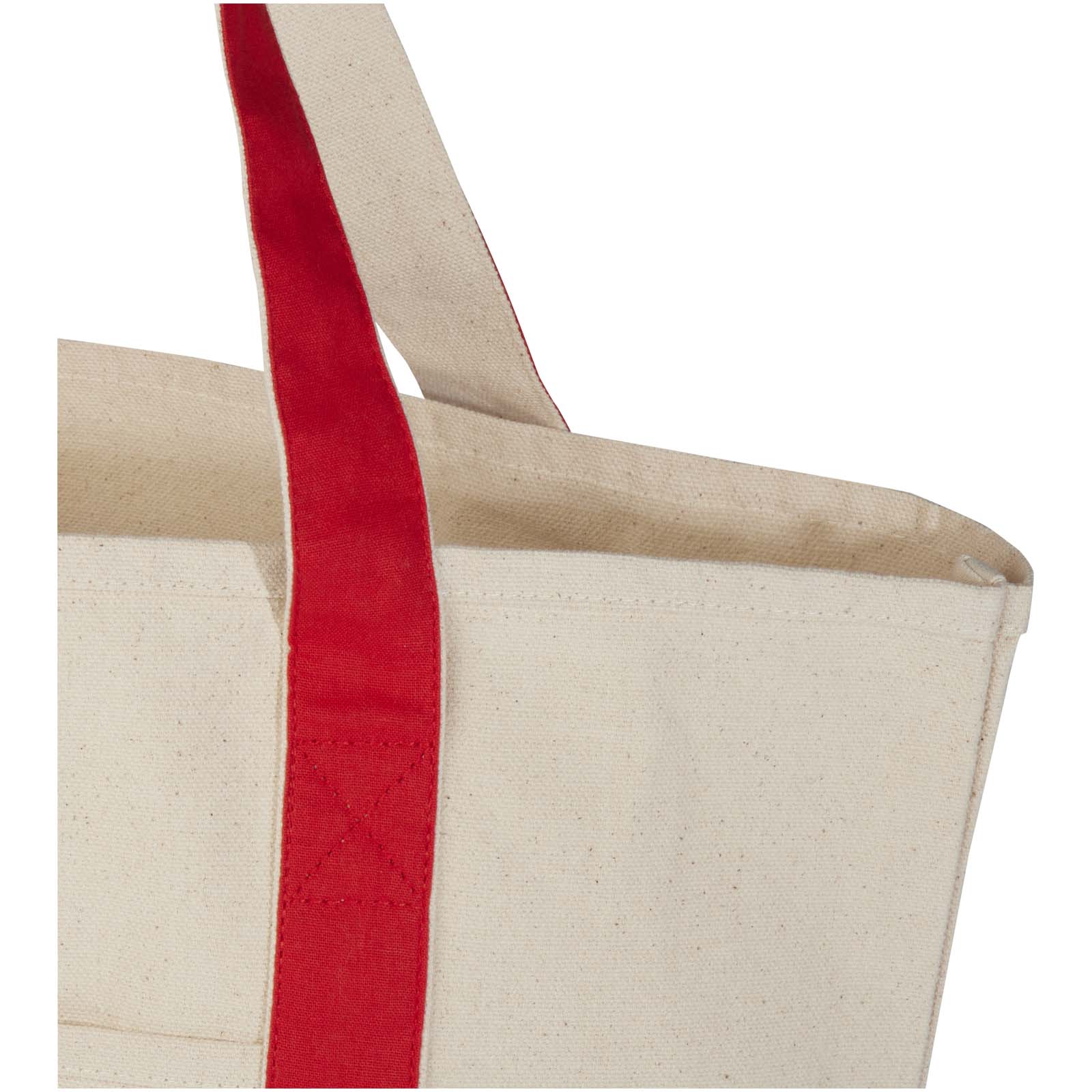 Sacs de shopping publicitaires - Sac shopping Sam en coton recyclé GRS 320 g/m² - 5