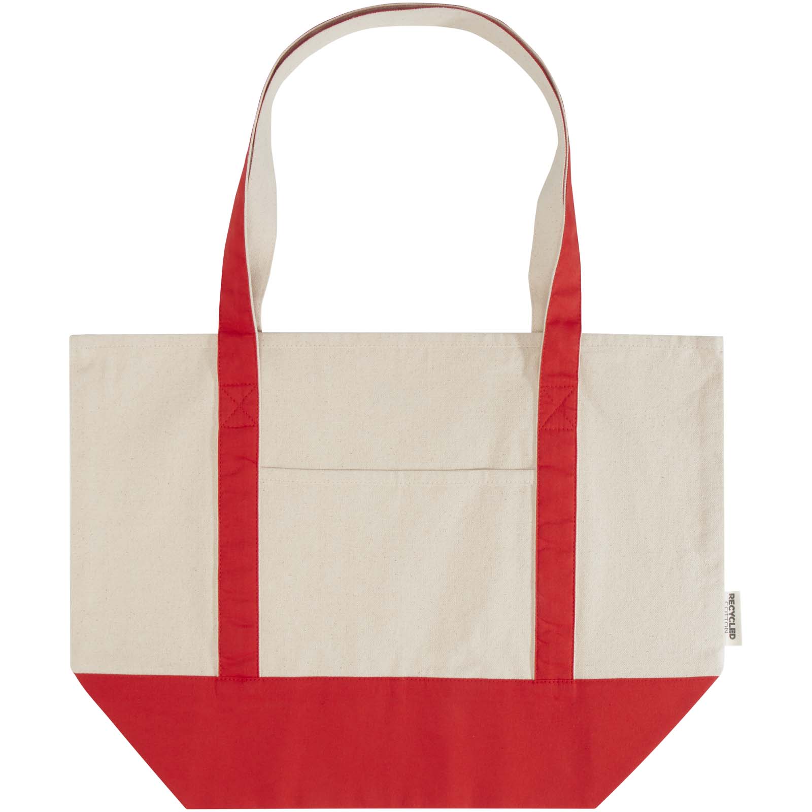 Sacs de shopping publicitaires - Sac shopping Sam en coton recyclé GRS 320 g/m² - 1