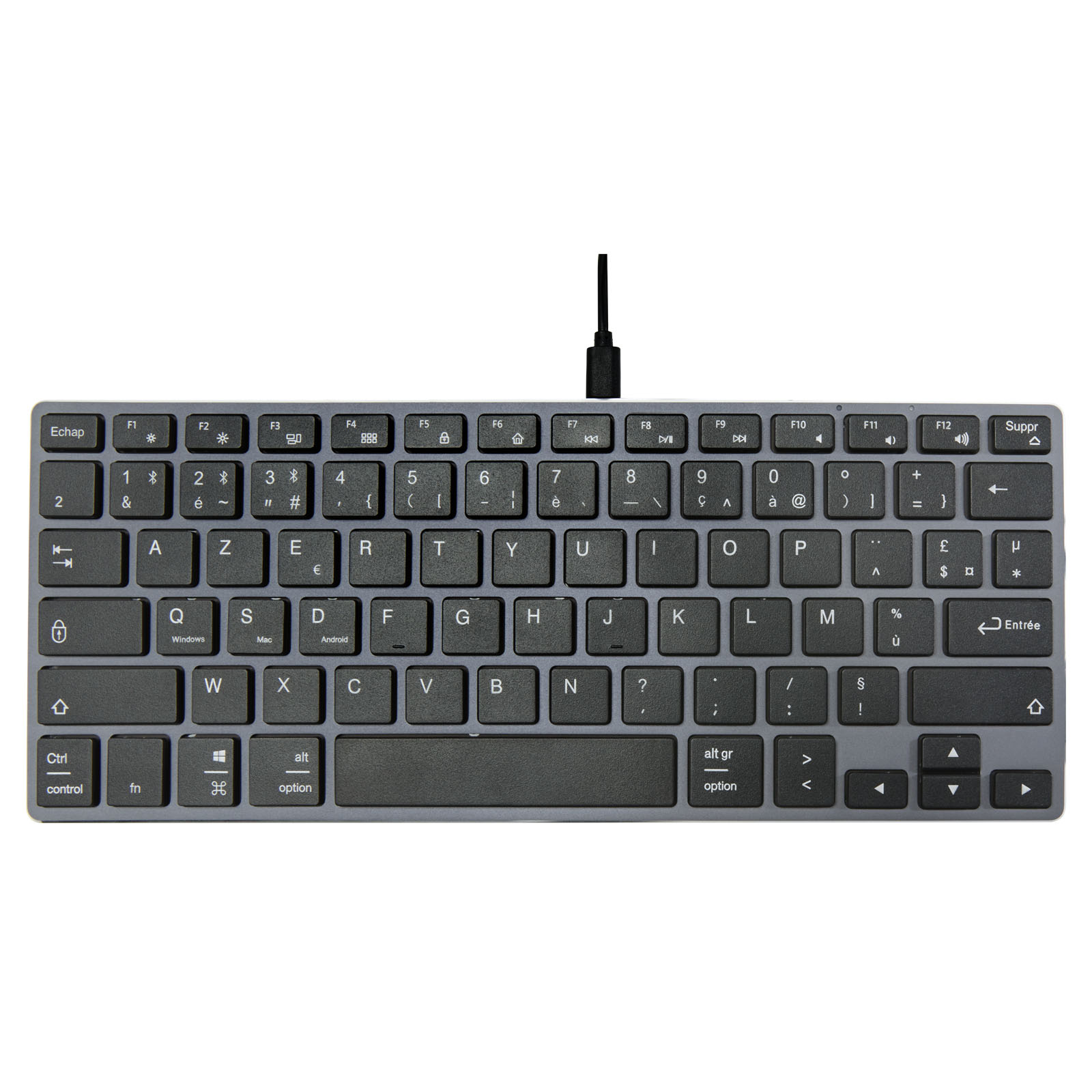 Accessoires pour ordinateur publicitaires - Clavier Bluetooth performant Hybrid (AZERTY) - 2