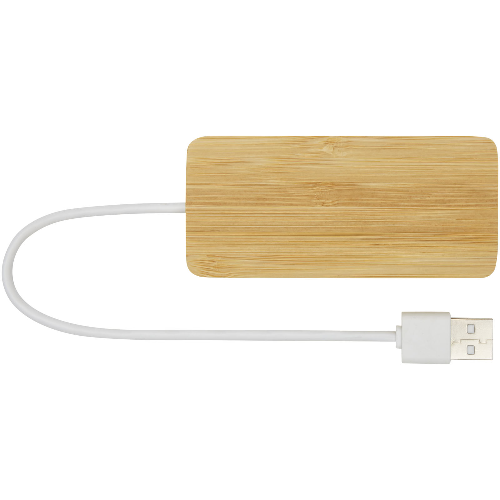 Accessoires pour ordinateur publicitaires - Hub USB Tapas en bambou - 3