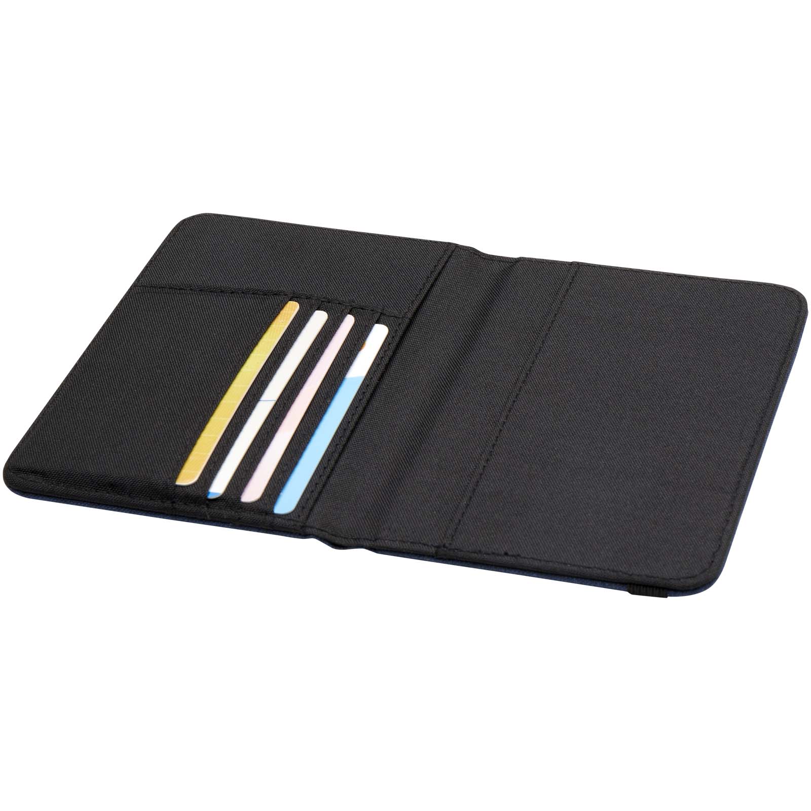 Advertising Travel Accessories - Ross GRS RPET RFID passport holder - 3