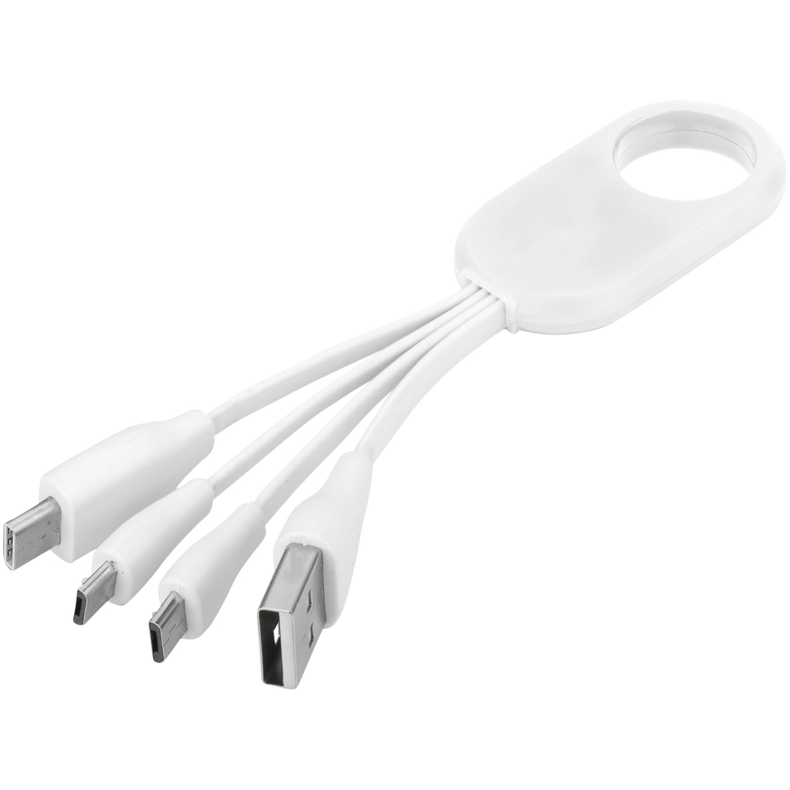 Câbles publicitaires - Câble USB multi ports type C 4 en 1 Troup