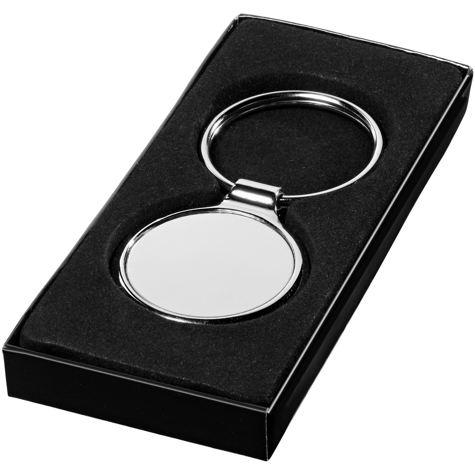 Advertising Keychains & Keyrings - Orlene round keychain