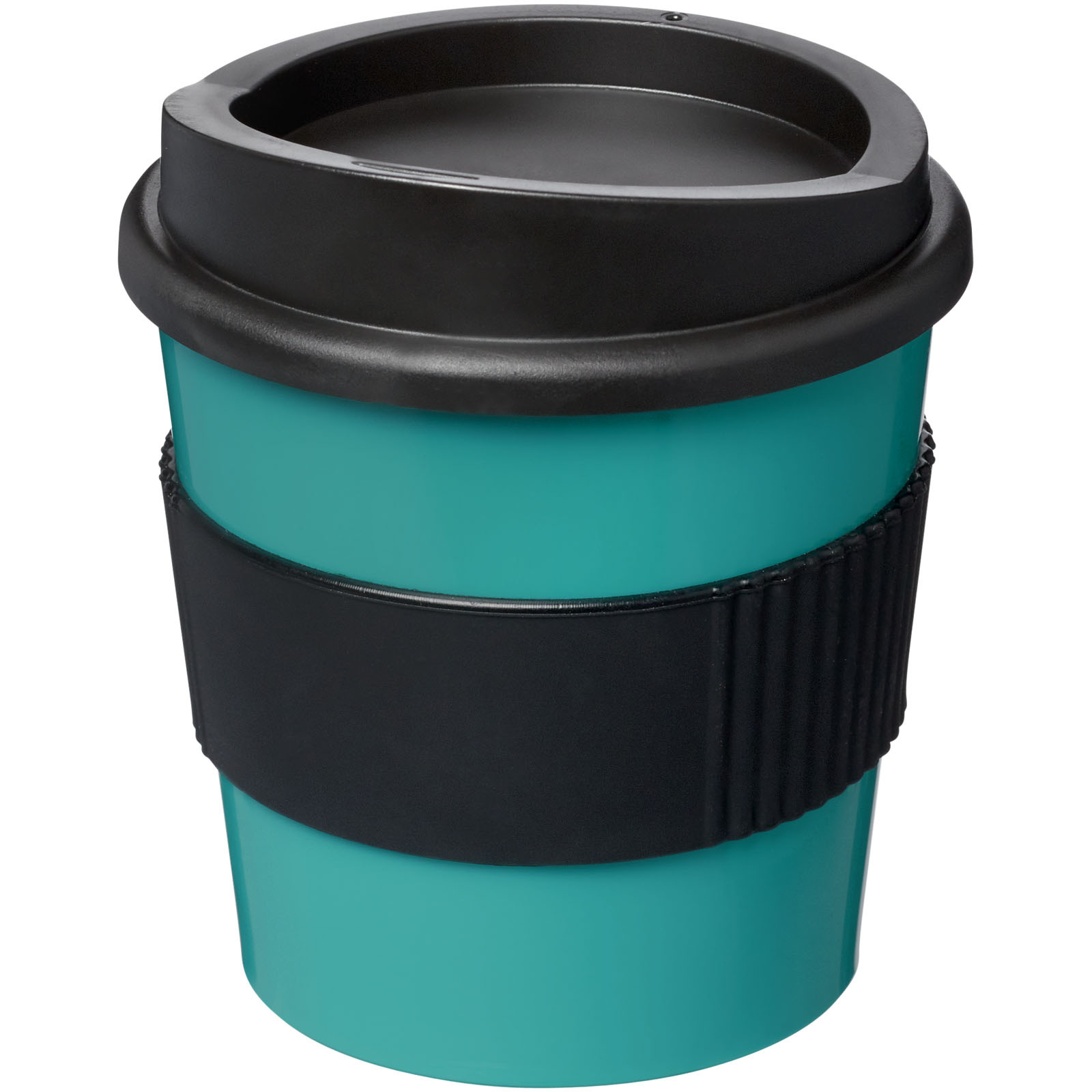 Mugs pour voyager publicitaires - Gobelet Americano® Primo 250ml avec bandeau antidérapant