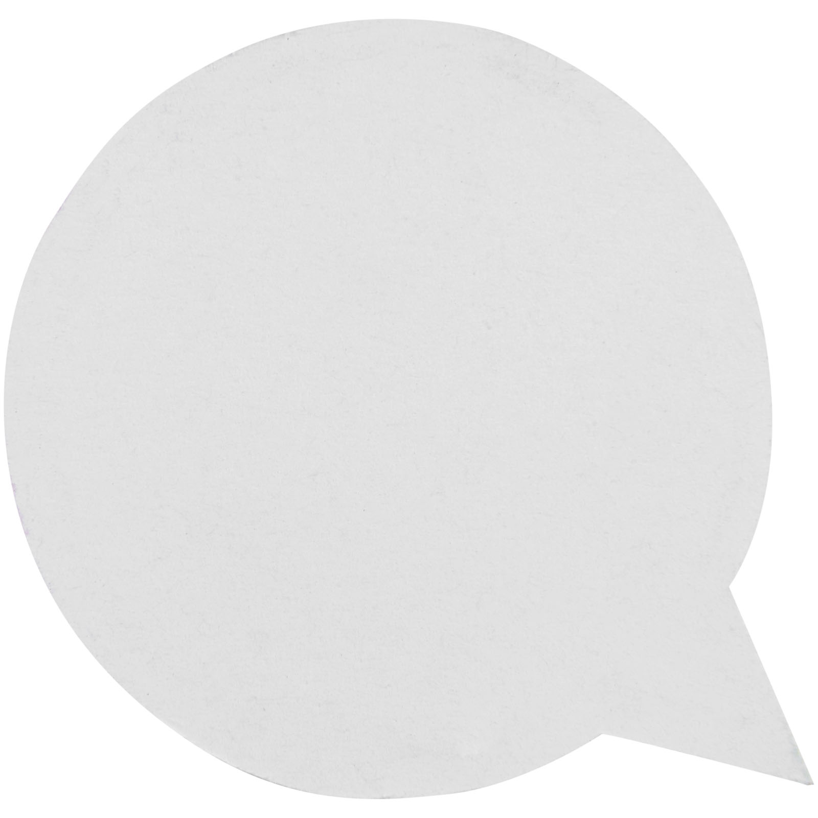 Advertising Sticky Notes - Sticky-Mate® speech bubble-shaped recycled sticky notes - 1