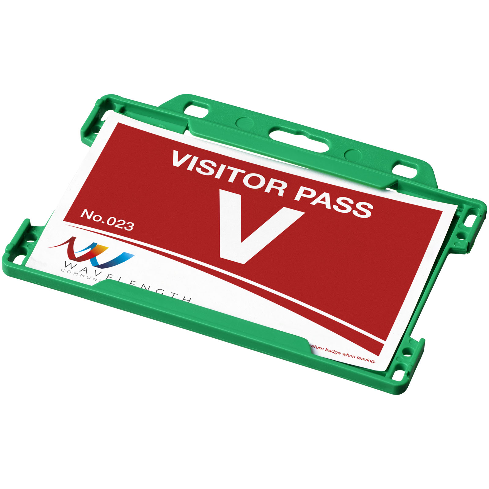 Porte-cartes professionnelles publicitaires - Porte-cartes Vega en plastique